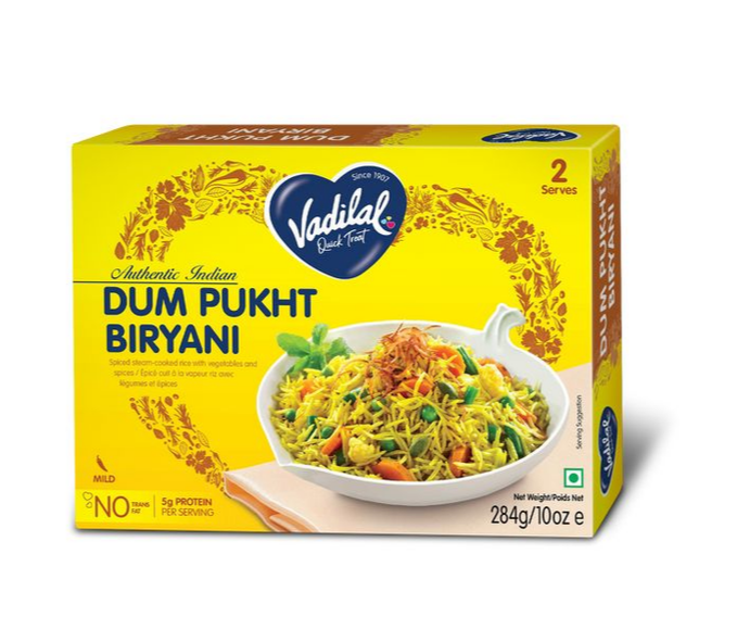 VADILAL DUM PUKHT BIRIYANI 284G