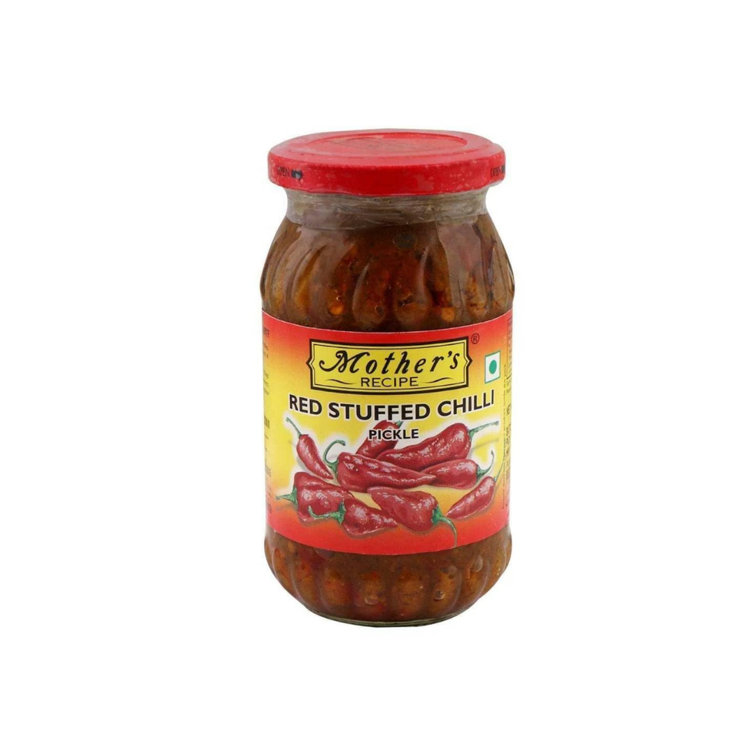 Mother STUFFED RED CHILLI PICKLE 500GM