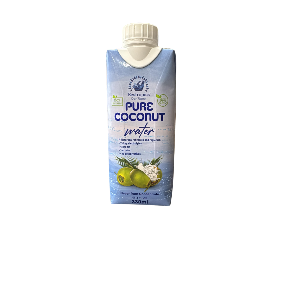 BESTROPICS PURE COCONUT WATER 330ML