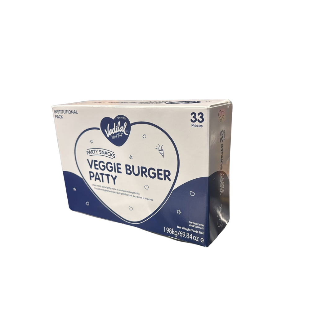 VADILAL VEGGIE BURGER PATTY FS 60G*33