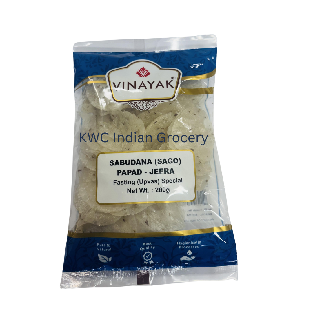 Vinayak Fasting Sabudana Jeera Papad 200g