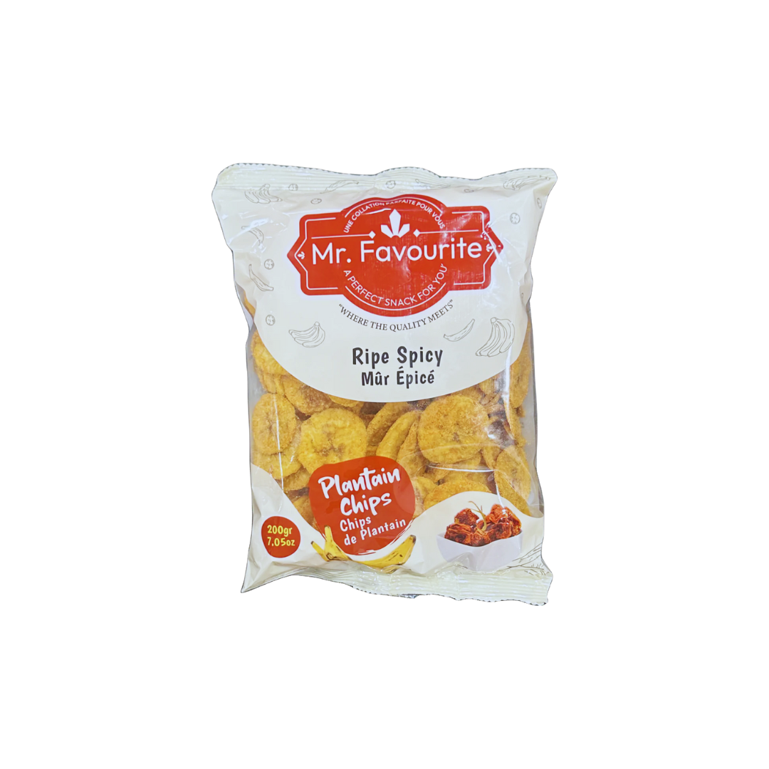 Mr.Favourite Plaintain Chips Spicy 200gm