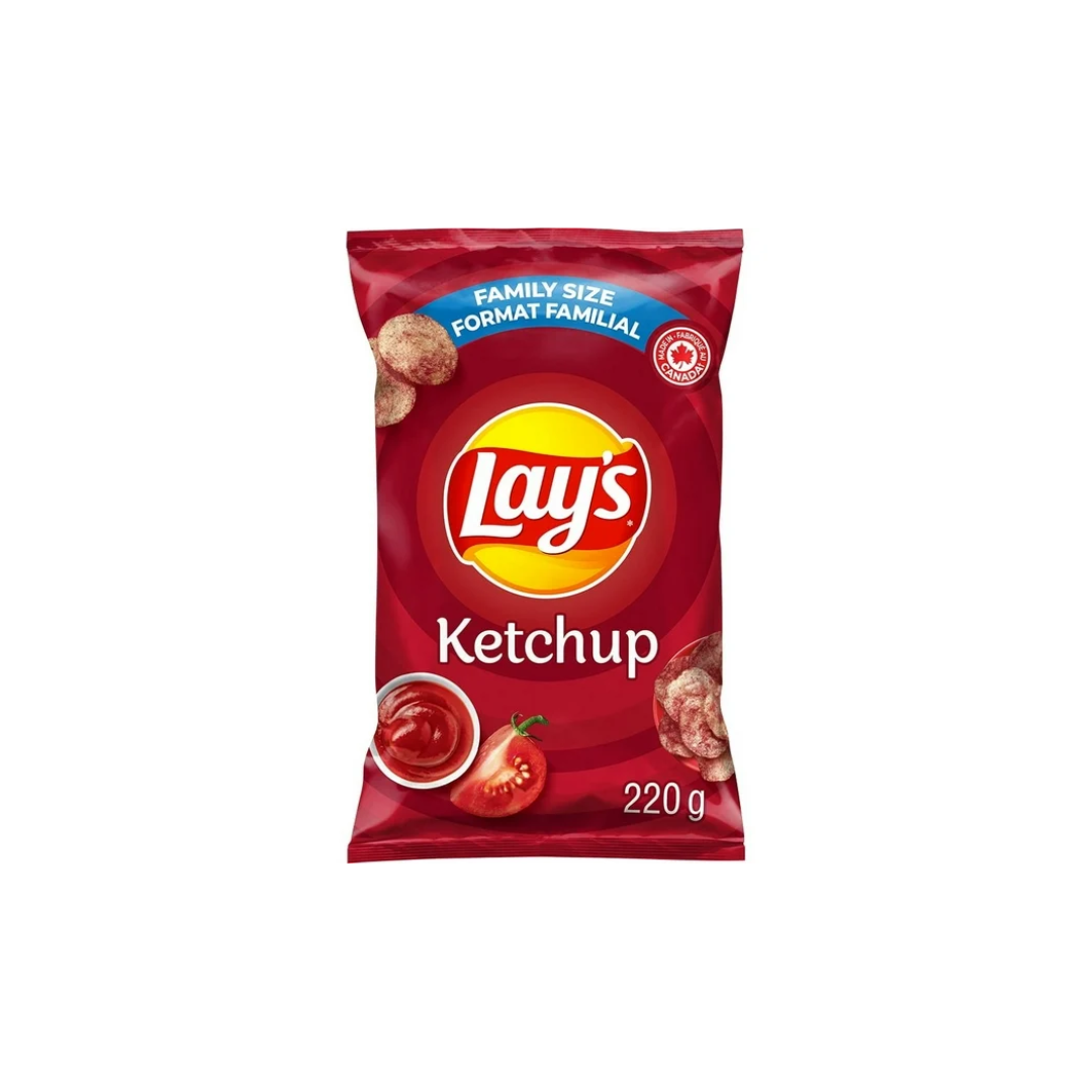 LAYS Ketchup Flavoured Potato Chips 220G