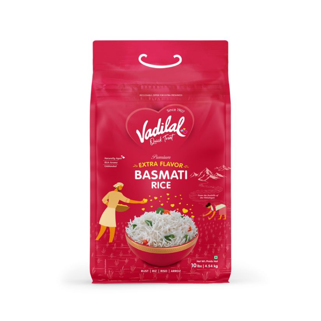 VADILAL EXTRA LONG BASMATI RICE 10lbs