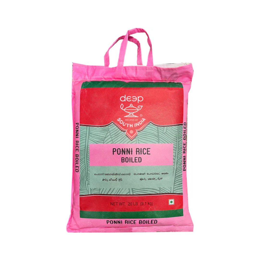DEEP PONNI BOILED RICE 20LB