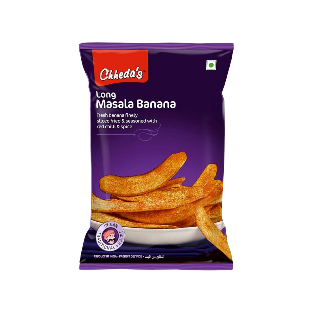 CHHEDA'S LONG MASALA BANANA CHIPS 170G
