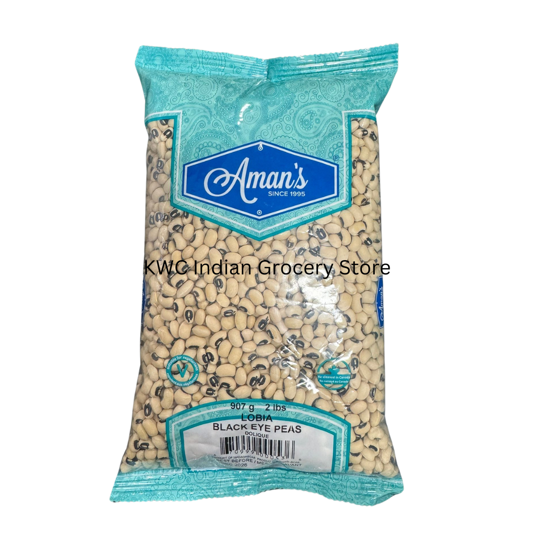 Aman's BLACK EYE PEAS 2LBS