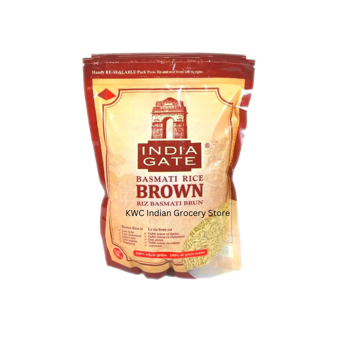 INDIA GATE BROWN BASMATI RICE 2LB