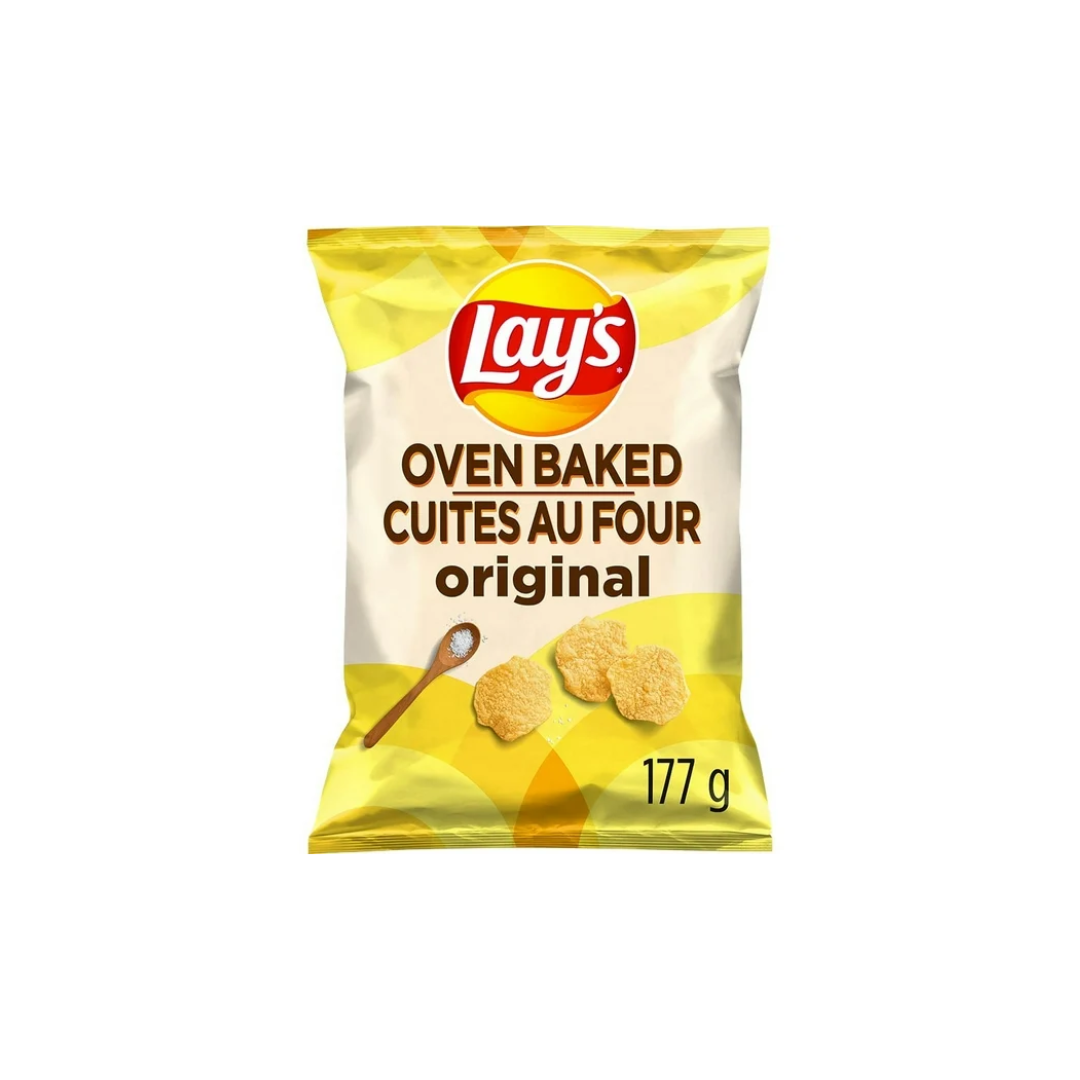 LAYS Oven Baked Potato Chips 177G