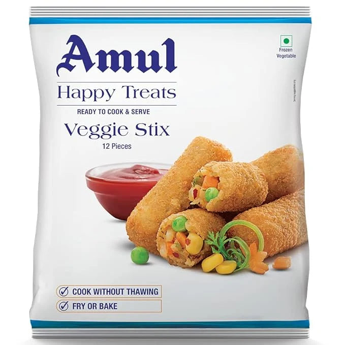AMUL FROZEN VEGGIE STIX 425GM