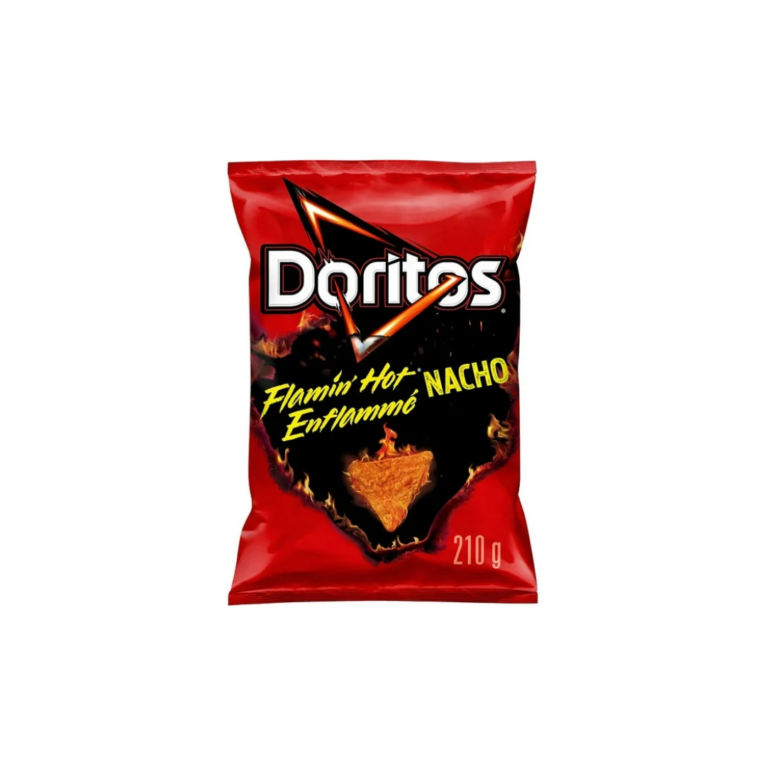 Doritos Flaming Hot Nacho Faklvoured Tortilla 210g