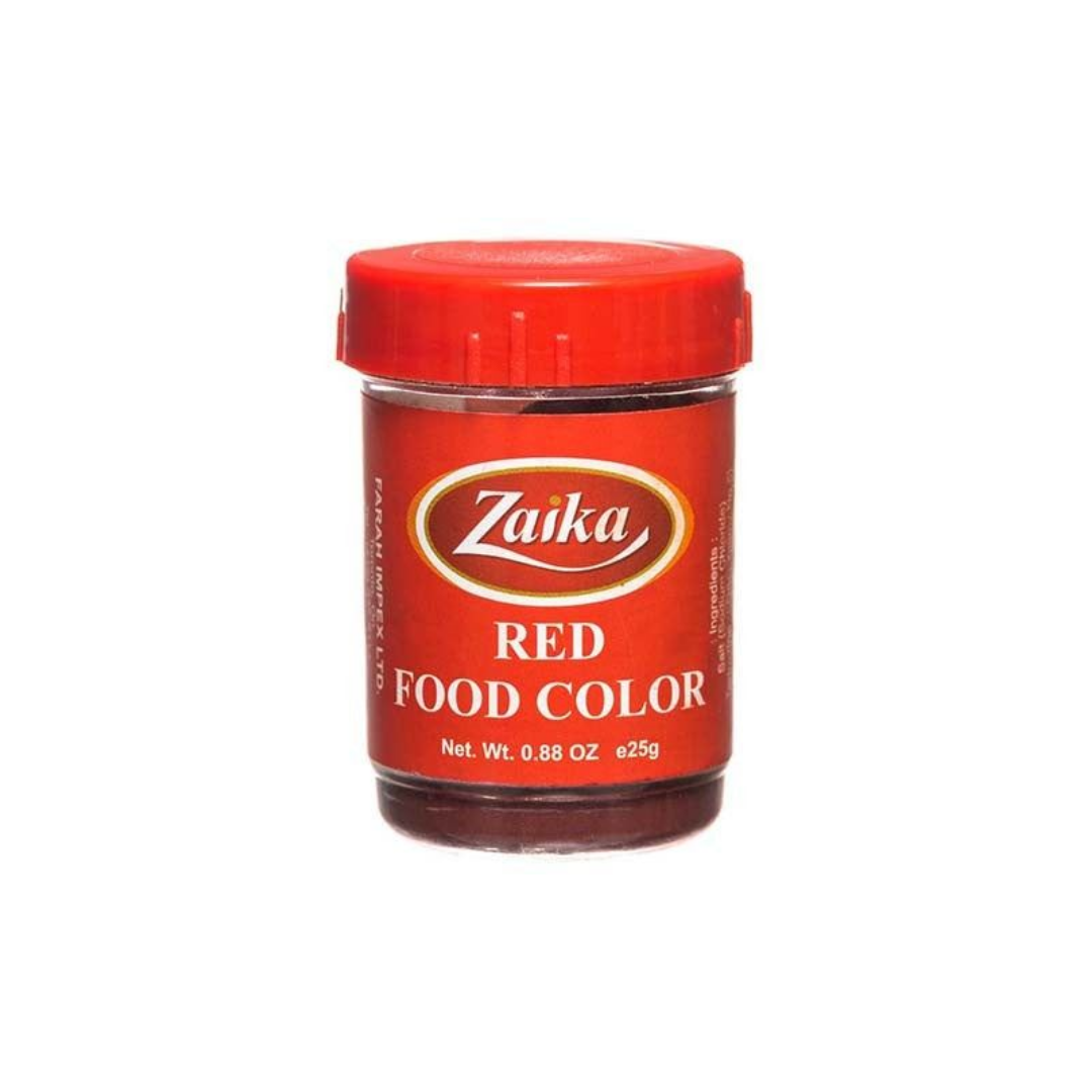 ZAIKA RED FOOD COLOUR 25G