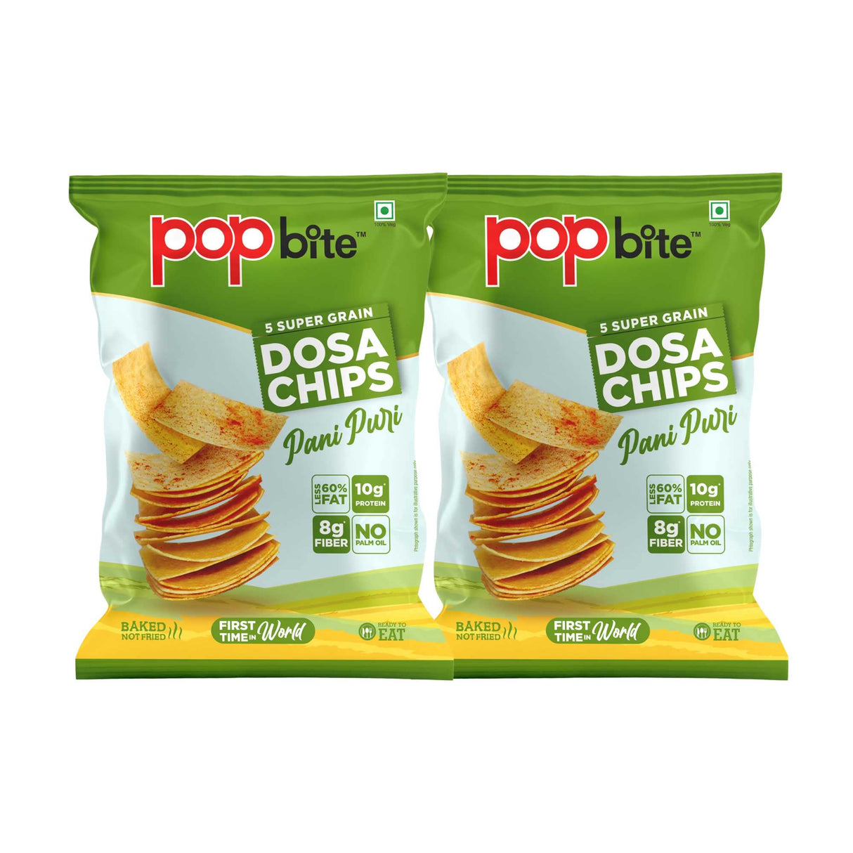 Pop Bites Dosa Chips Panipuri 100g