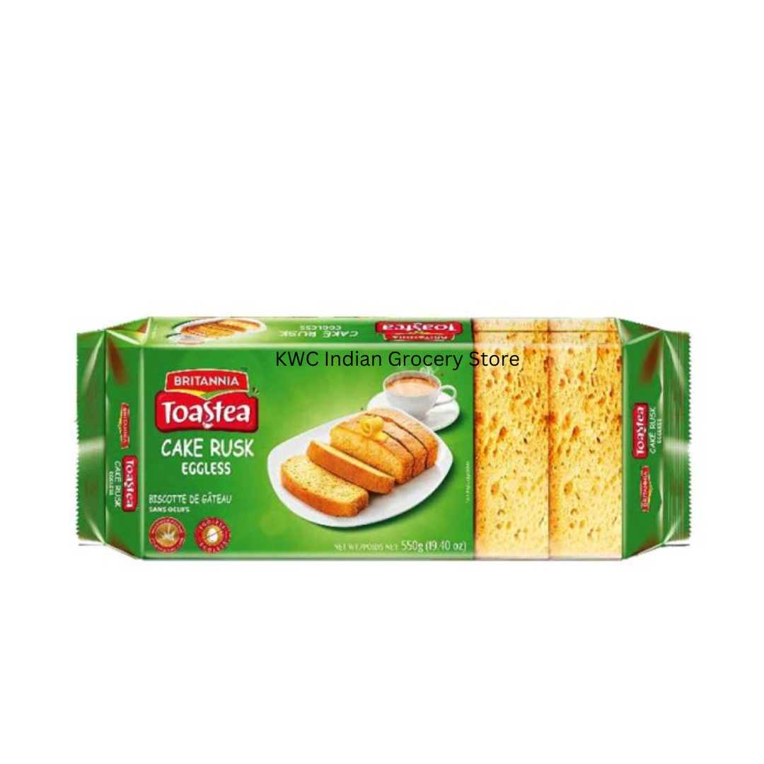 BRITANNIA CAKE RUSK EGGLESS 550G