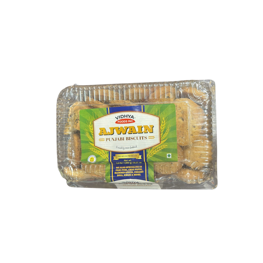 Vidhya Ajwain Biscuits Cookies 1 KG