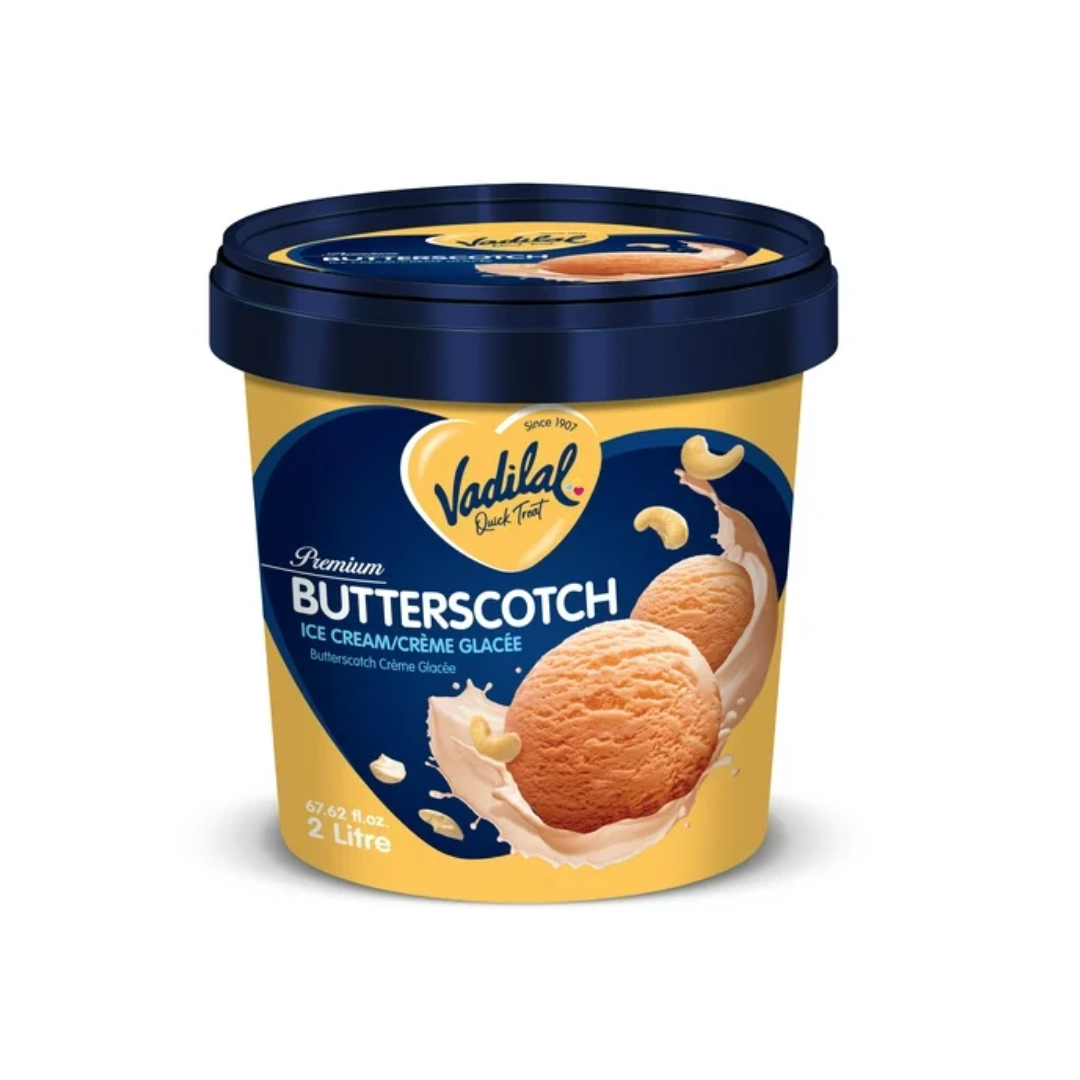 Vadilal Butterscotch Ice-cream - 2L