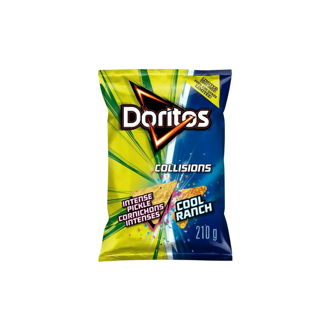 Doritos Collisions Intense Pickle & Cool Ranch Flavoured Tortilla 210g