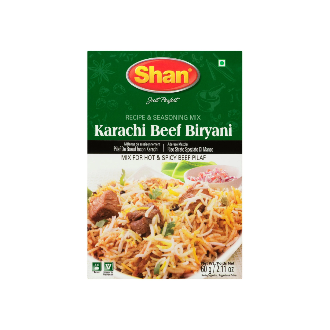 SHAN BIRYANI KARACHI BEEF PREMIUM, 60g