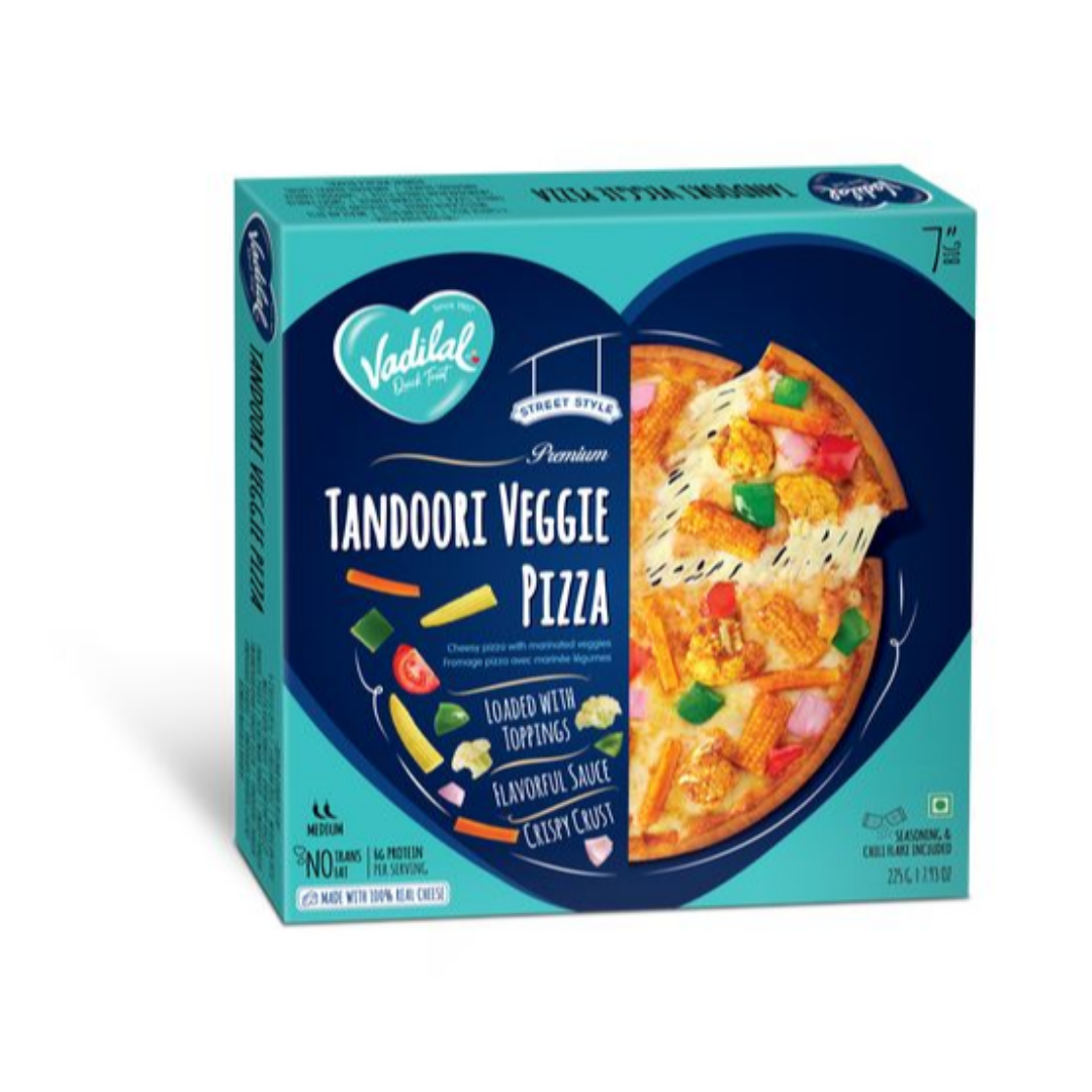 VADILAL TANDOORI VEGGIE PIZZA 225G
