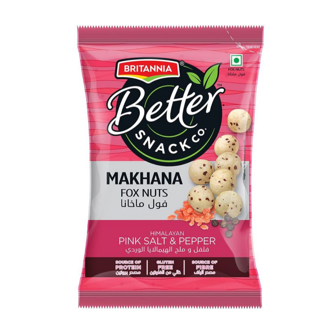 BETTER MAKHANA PINK SALT & PEPPER 25GM