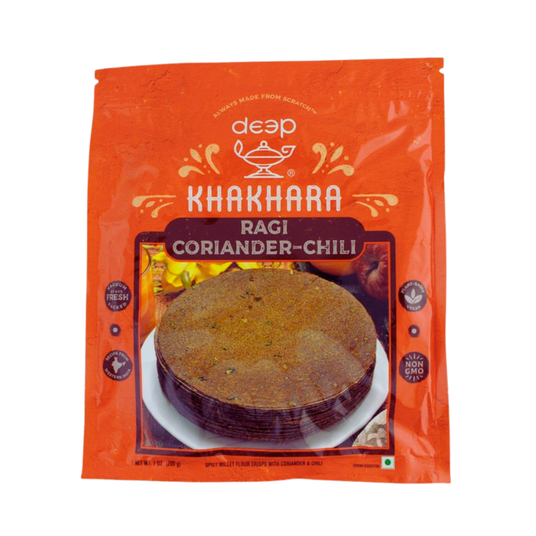 Deep Ragi Coriander Khakhra 7oz.