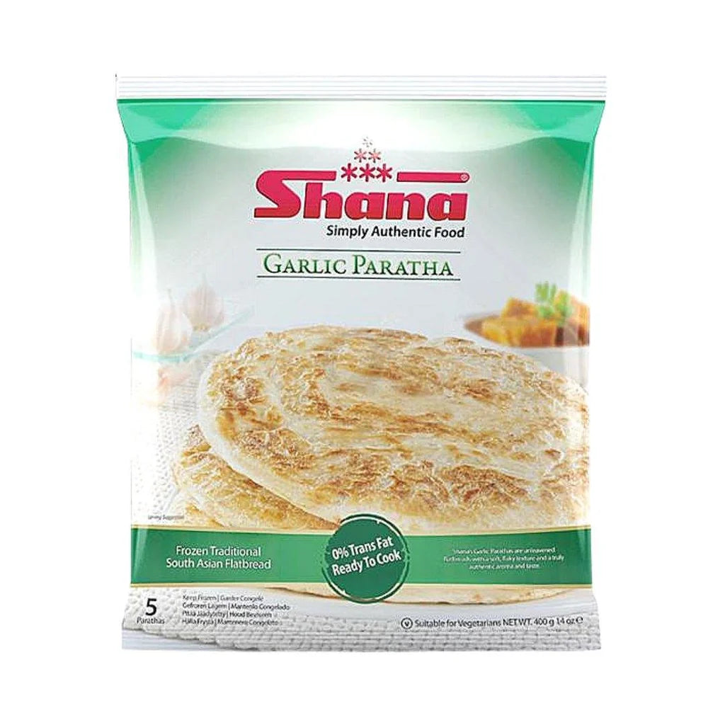 SHANA GARLIC PARATHA - 400GM 5PCS