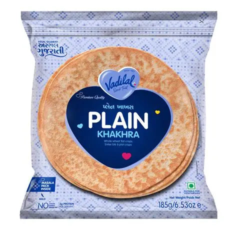 VADILAL PLAIN KHAKHRA 180GM