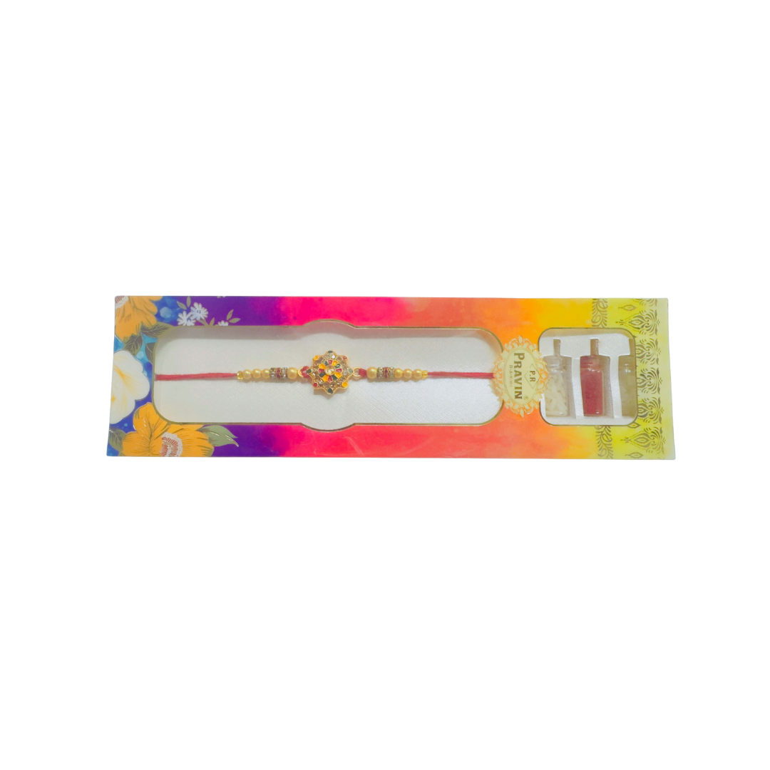 RAKHI - E2 (Rakhi with Kumkum , Akshat & Mishri)