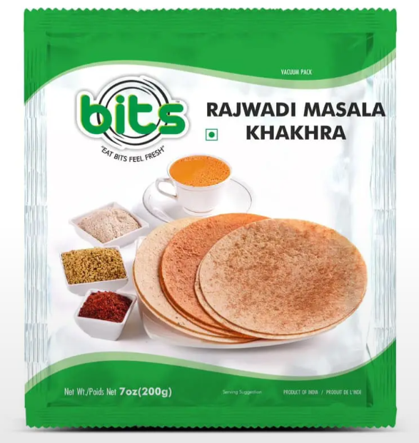 BITS Rajwadi Masala Khakhra 200GM