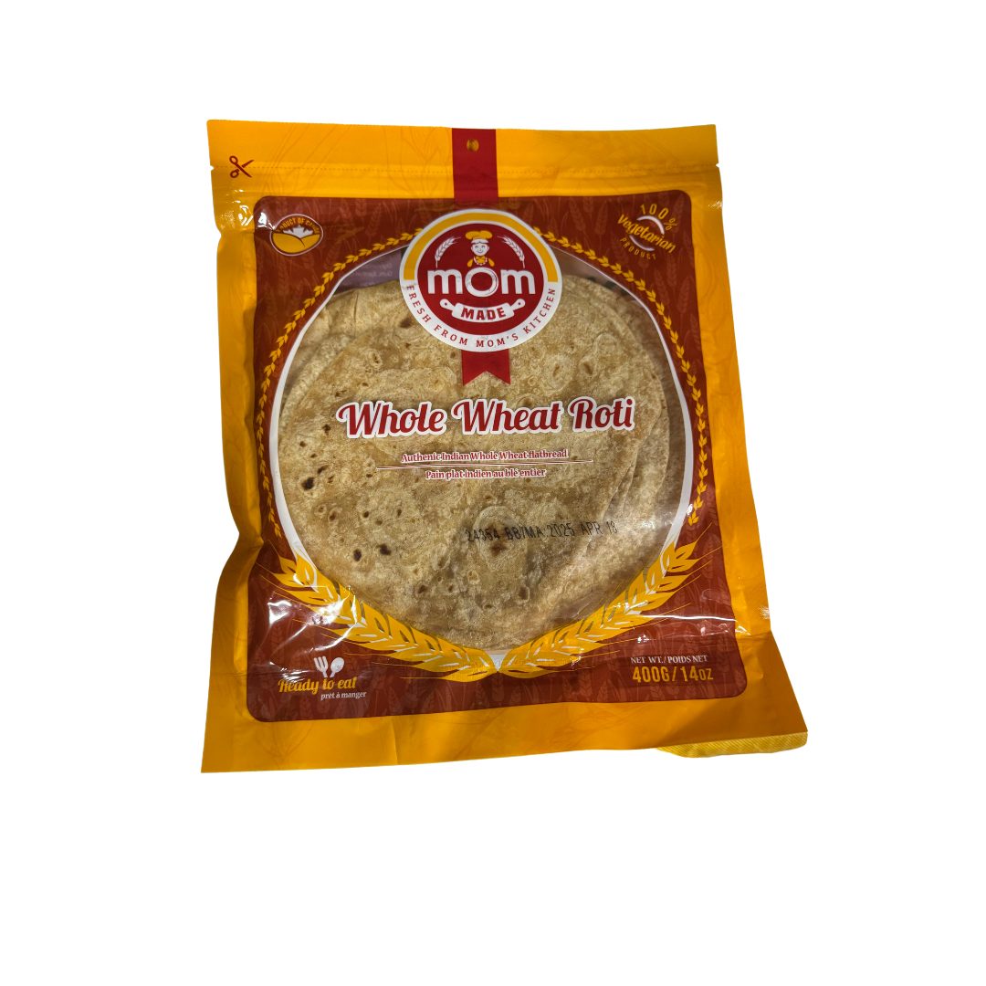 MOM MADE WHOLE WHEAT ROTI 400G