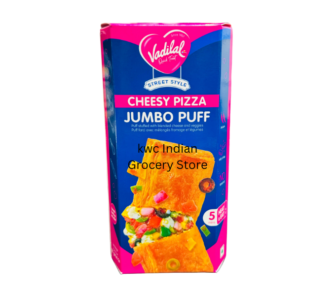 VADILAL CHEESE PIZZA JUMBO PUFF 125G