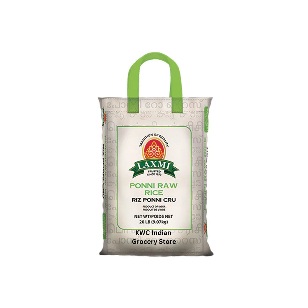 LX. PONNI RAW RICE 20 LB