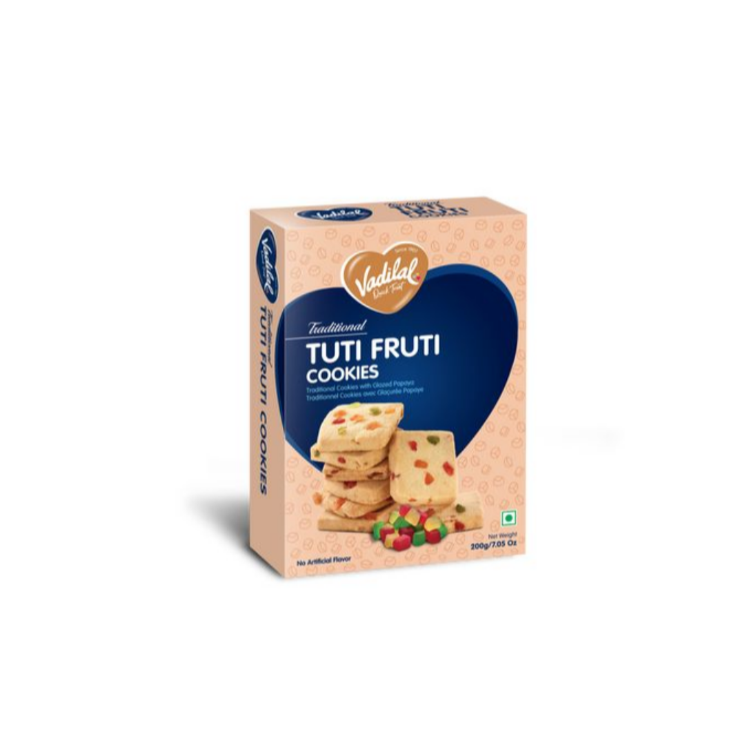VADILAL TUTI FRUTI COOKIES 200G