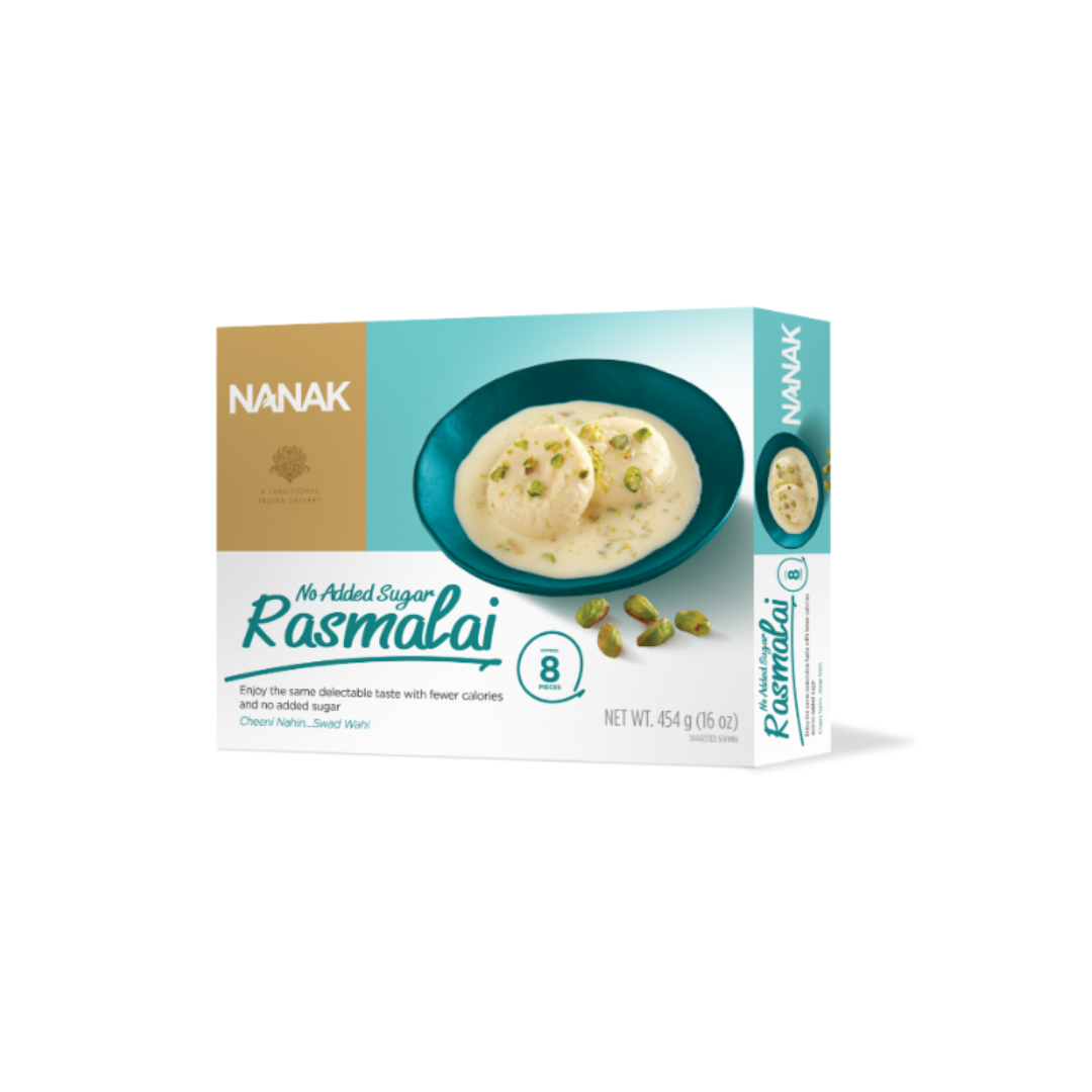 Nanak Frozen No Sugar Rasmalai 454gm