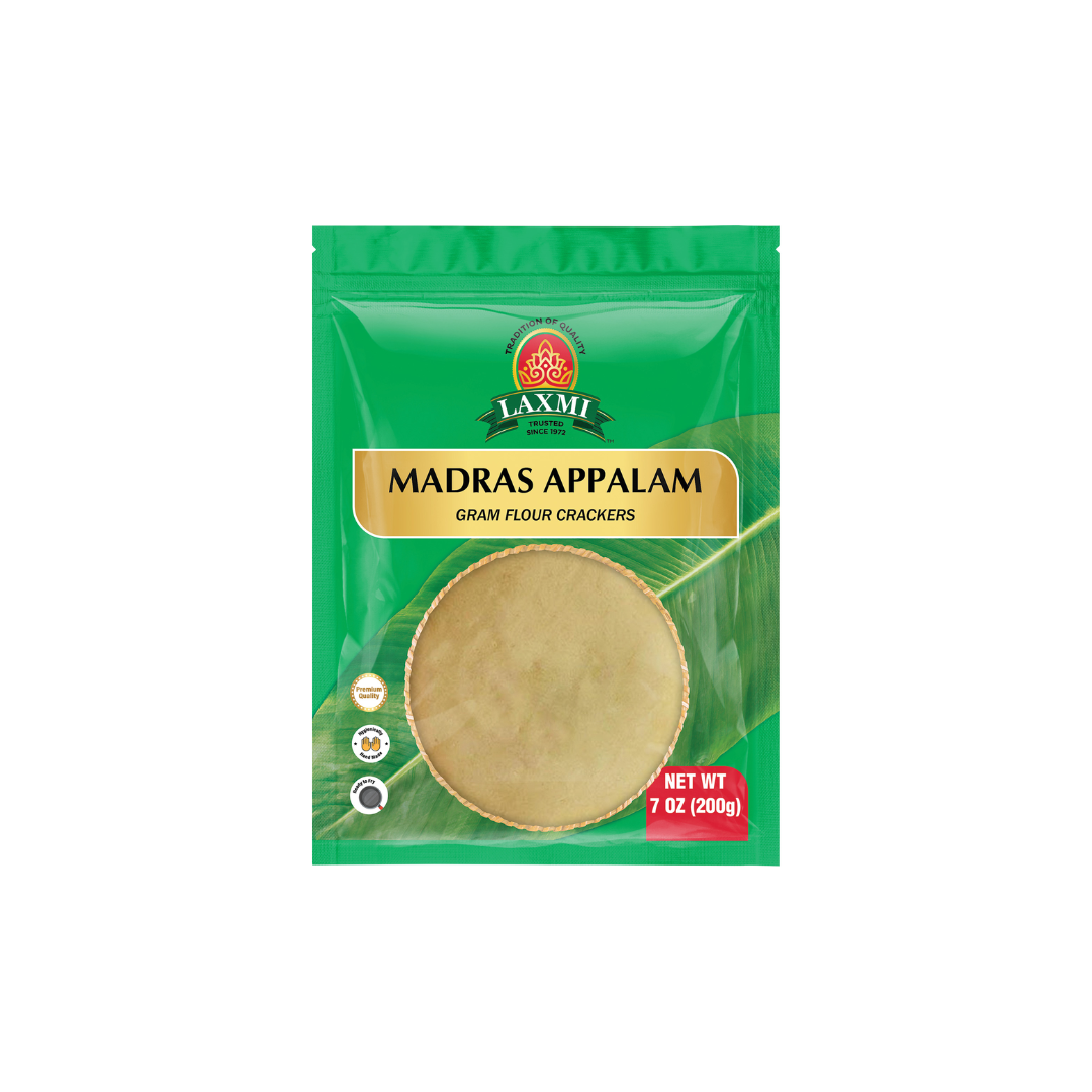 LX. GREEN MADRAS APPLAM 200 GM
