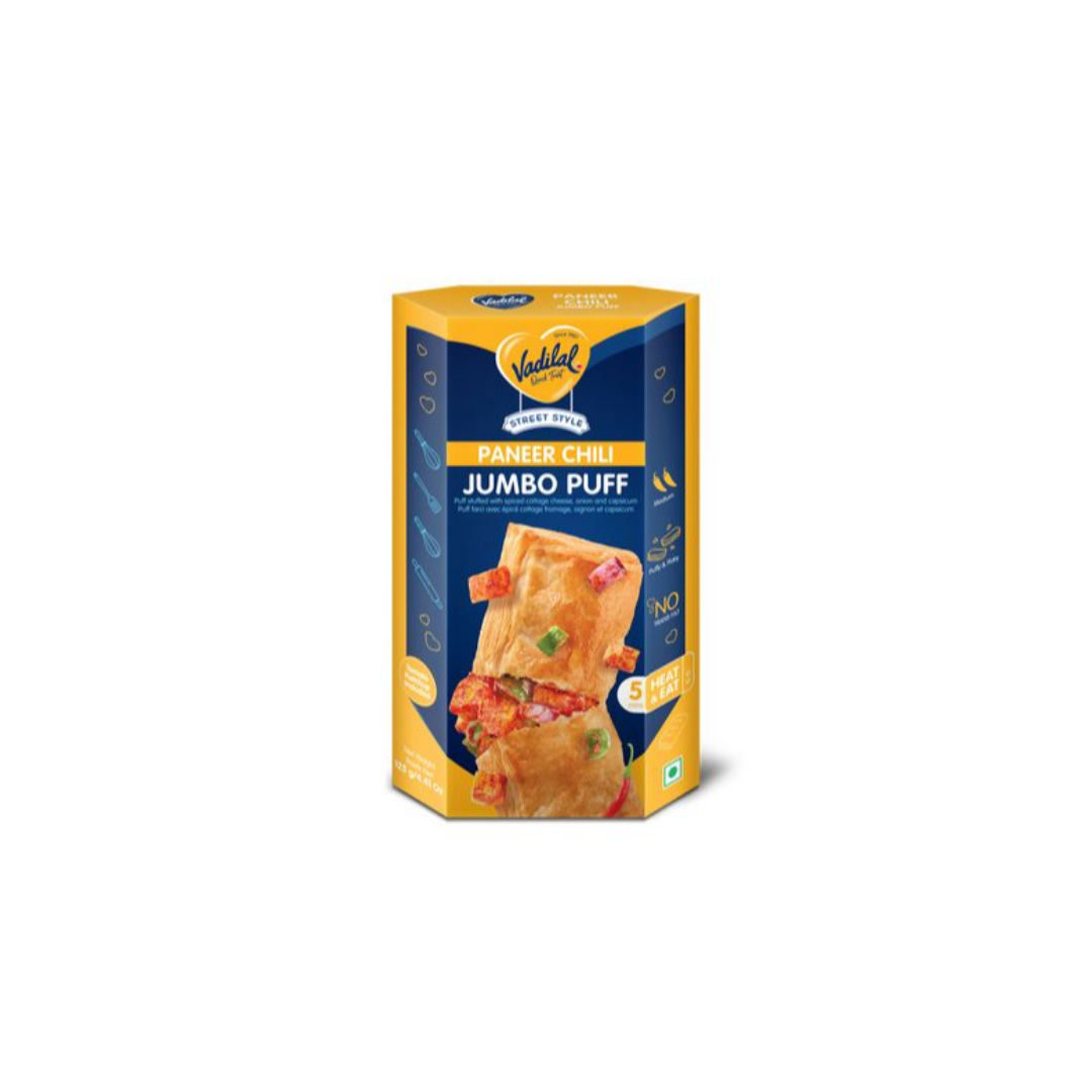 VADILAL JUMBO PANEER CHILI PUFF 125G