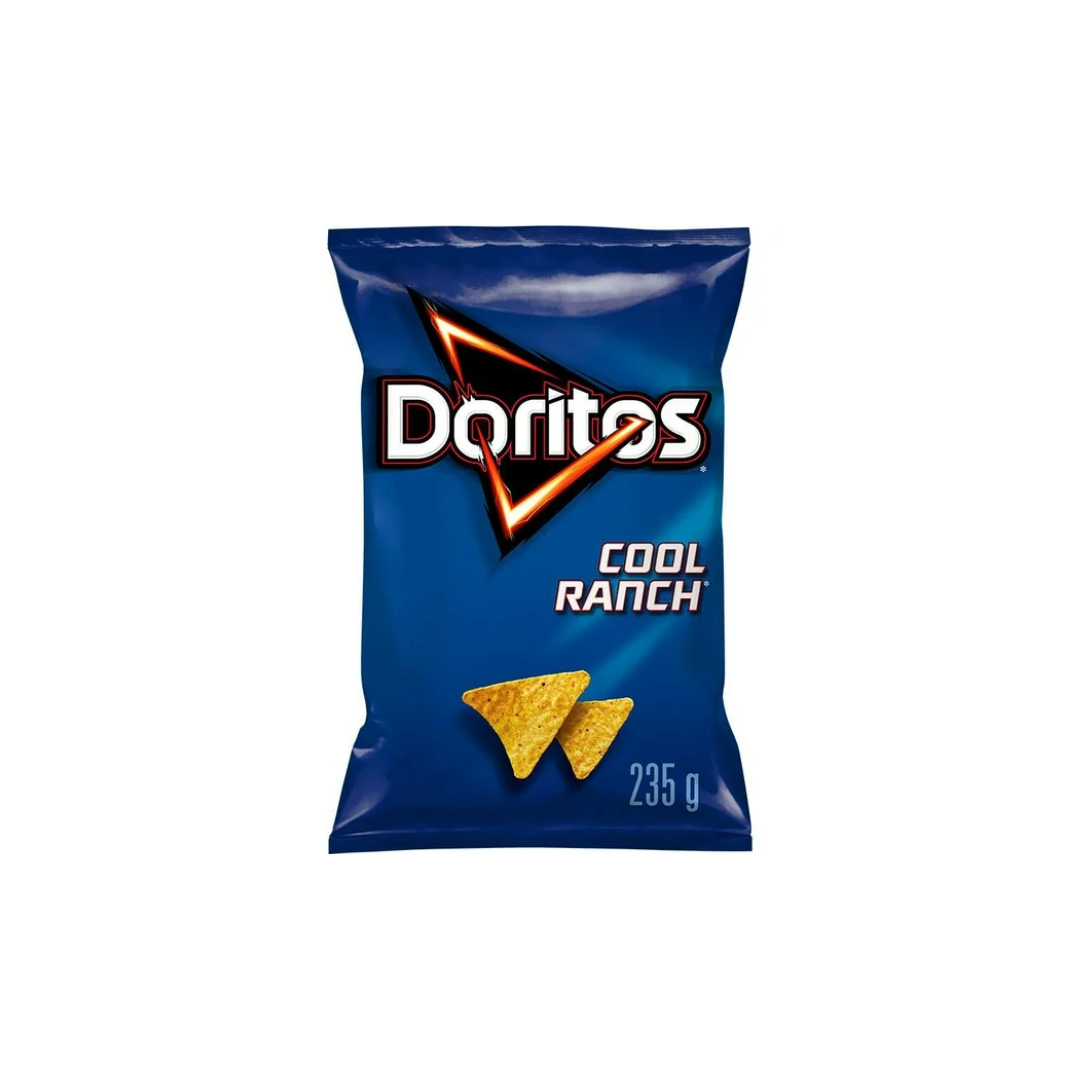 Doritos Cool Ranch Flavoured Tortilla Chips 235g