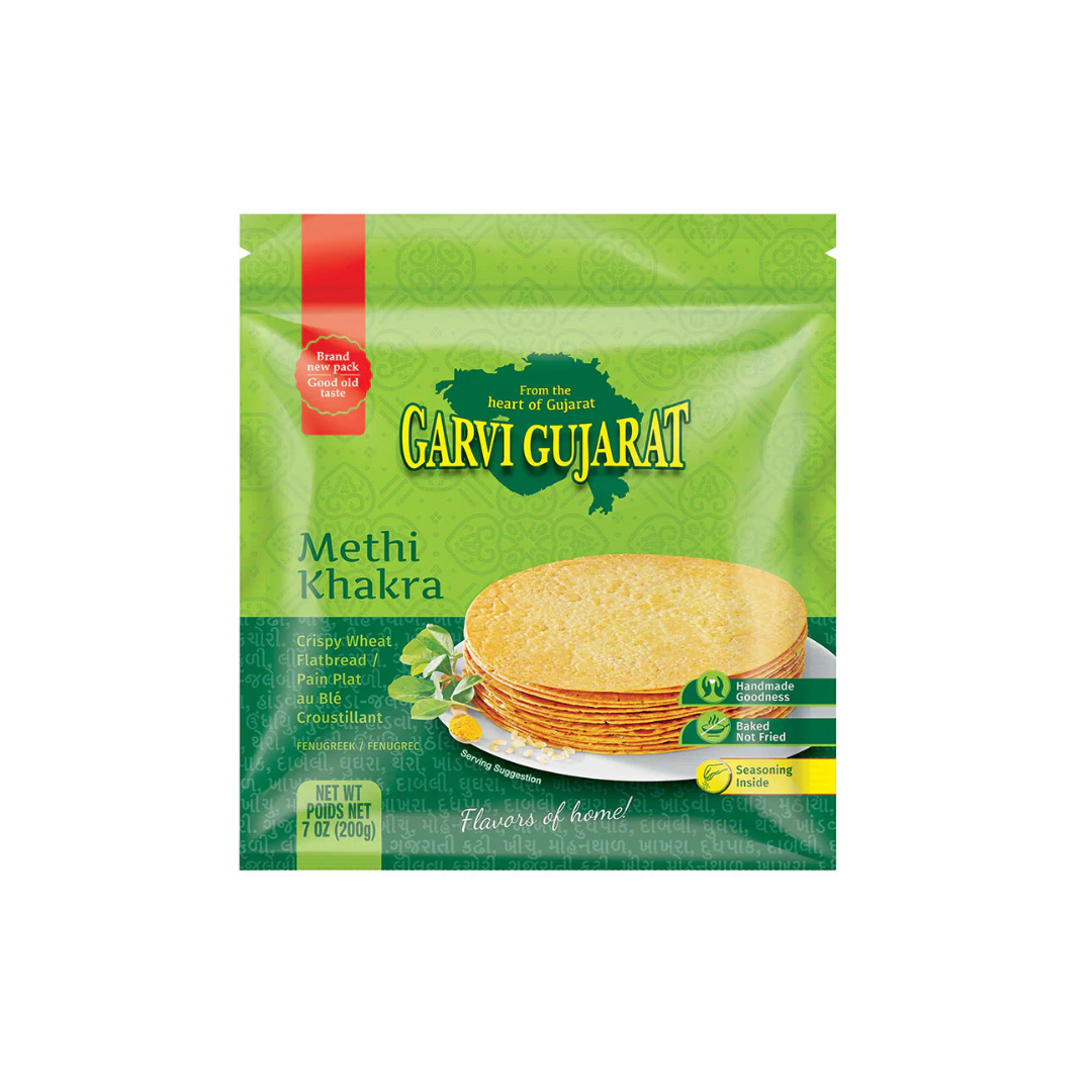 GARVI GUJARAT METHI KHAKRA 200GM