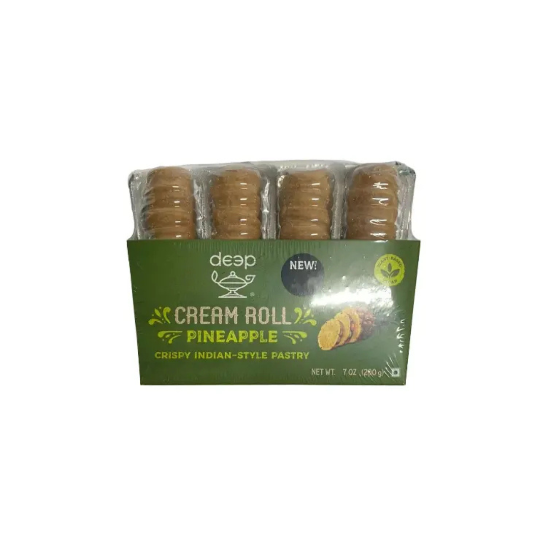 Deep Cream Roll Pineapple 4PC