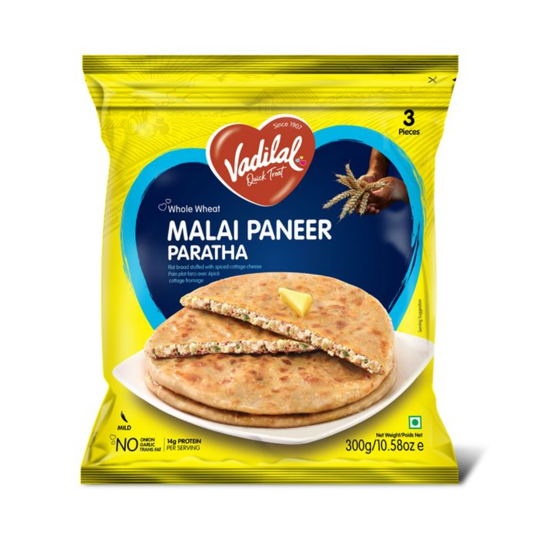 VADILAL MALAI PANEER PARATHA 3PCS 300G