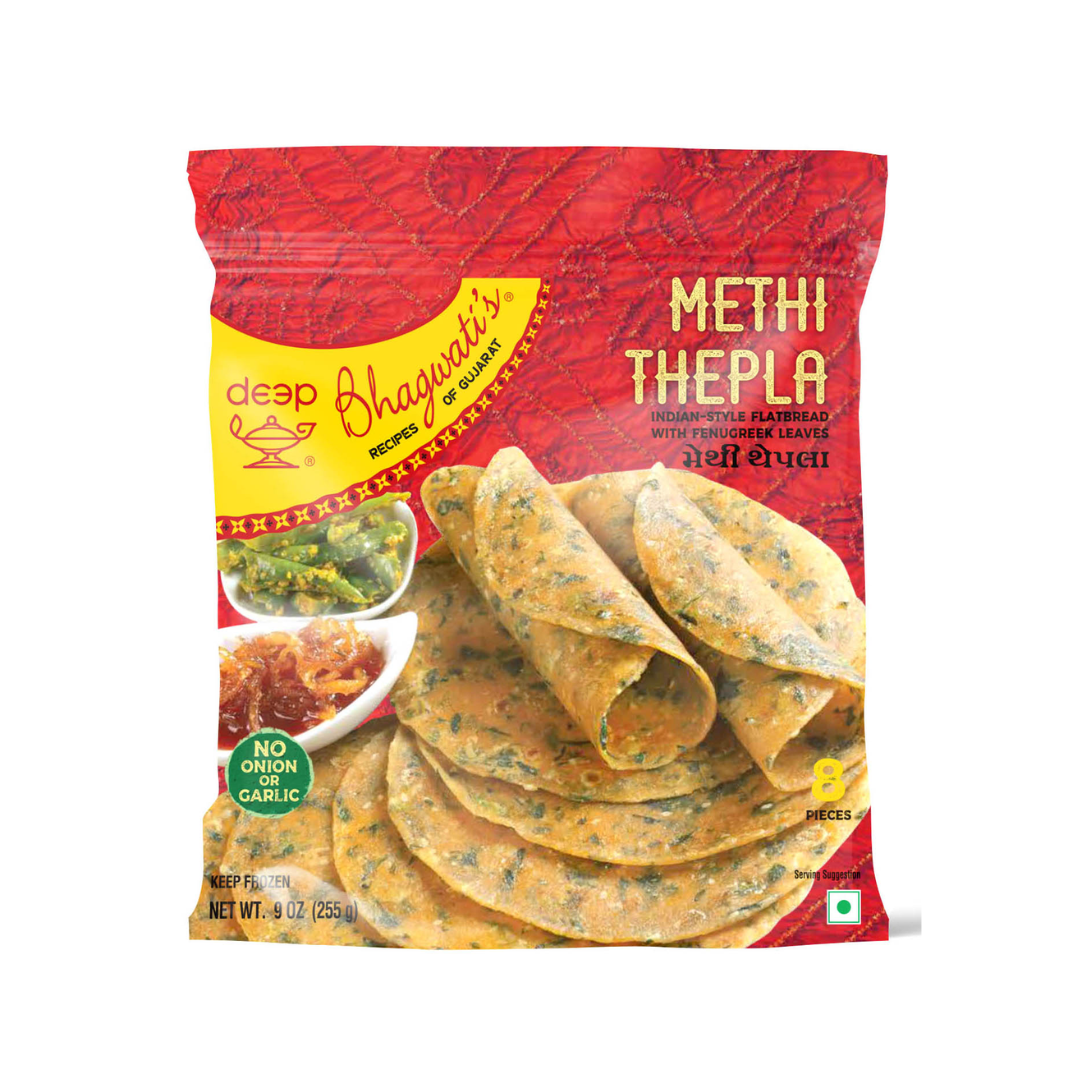 Bhagwati Methi Thepla 8 pcs 255g