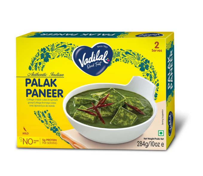 VADILAL PALAK PANEER 284G