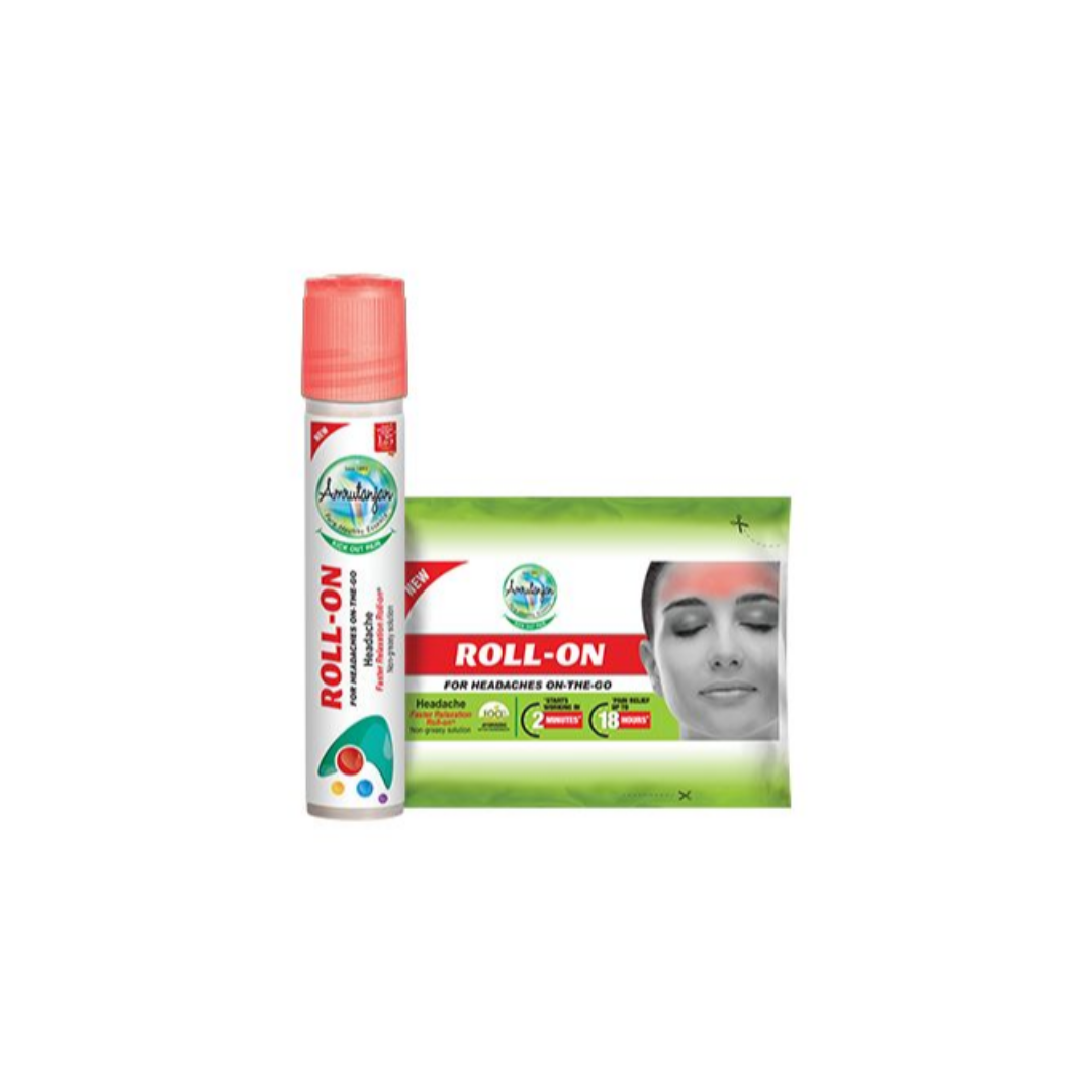 AMRUTANJAN ROLL-ON FOR HEADACHES 10ML