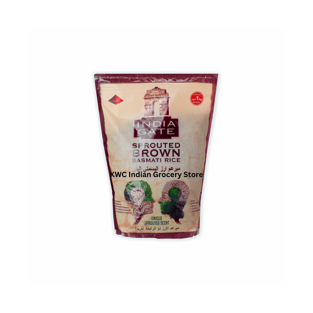 INDIA GATE SPROUTED BROWN BASMATI RICE 2LB