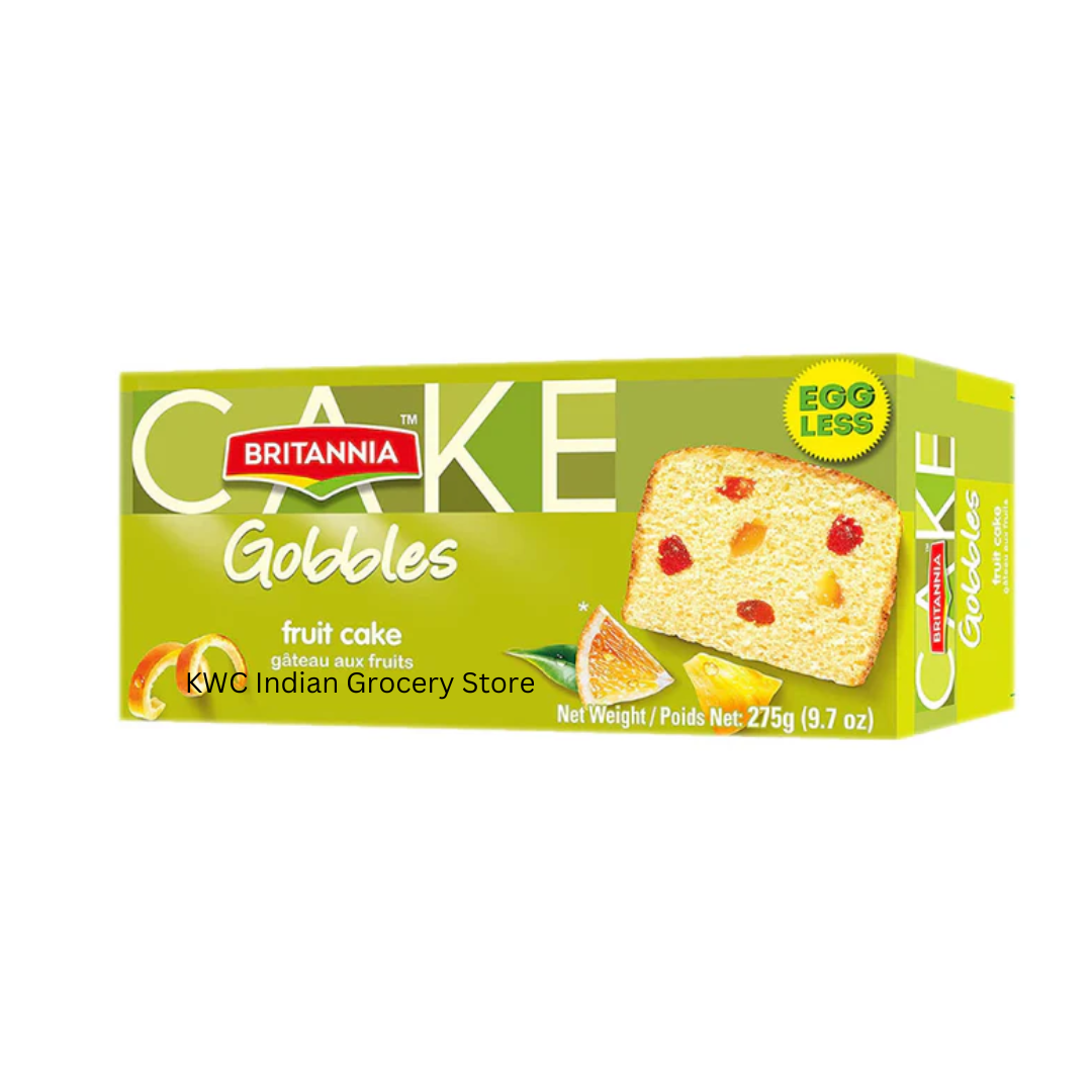 Britannia Gobbles Fruit Cake-EGGLESS 250 gms