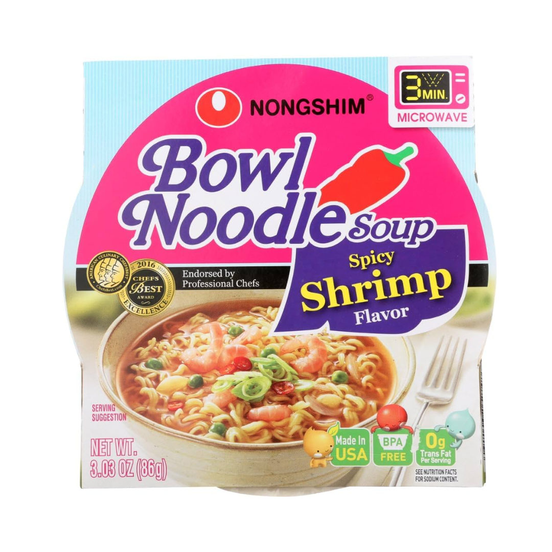 BOWK NOODLES SPICY SHRIMP 86G