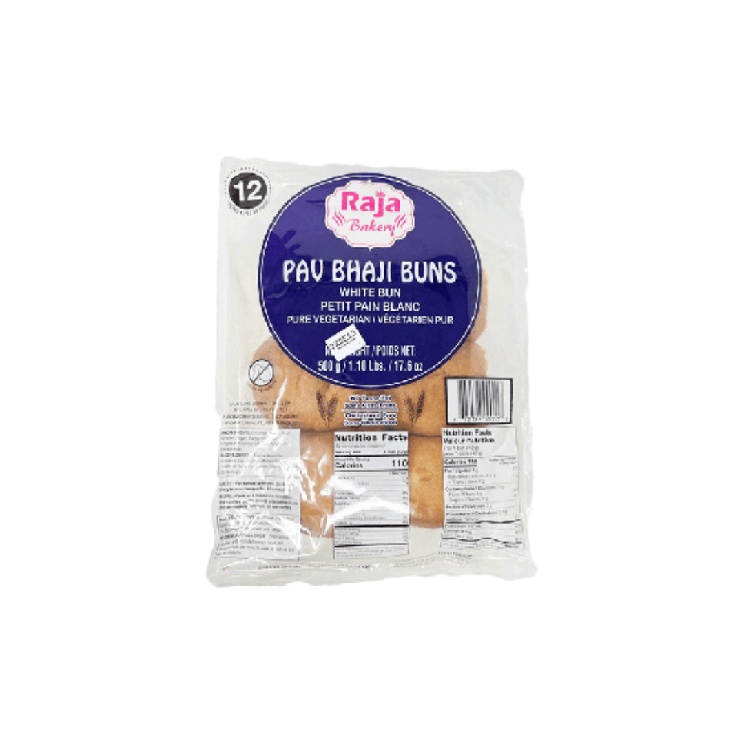 VIDHYA RAJA WHITE PAV BHAJI BUNS 12PCS - 500GM