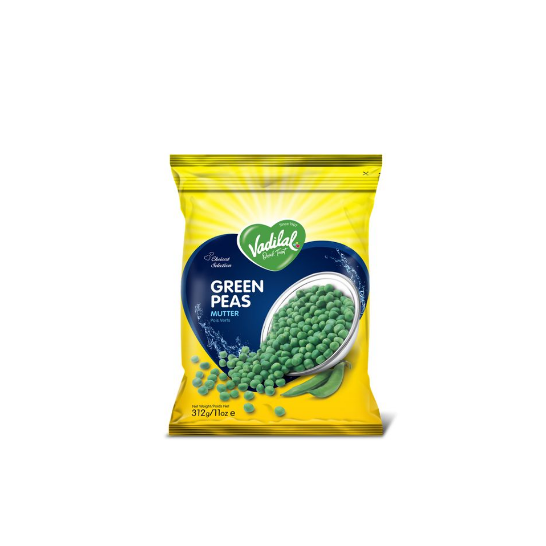 VADILAL FROZEN GREEN PEAS 312G