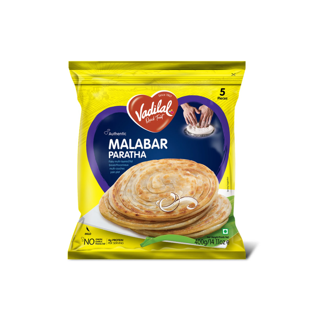VADILAL MALABAR PARATHA 5PCS 400G