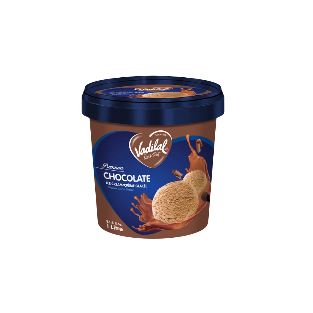 Vadilal Chocolate Ice-cream Tub 1L